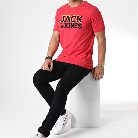 Jack And Jones - Tee Shirt Nine Rouge 
