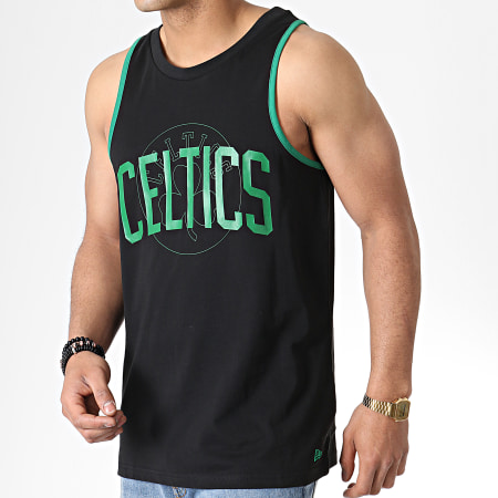 New Era - Débardeur Double Logo Boston Celtics 11935246 Noir Vert