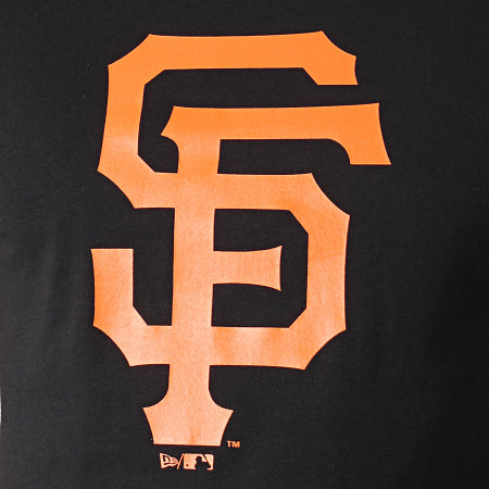 New Era - Tee Shirt Team Logo San Francisco Giant 11935266 Noir Orange