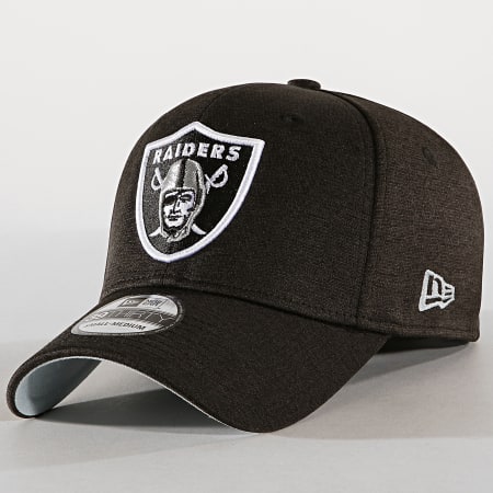 New Era - Casquette Fitted Oakland Raiders Shadow 11941772 Gris Anthracite Chiné