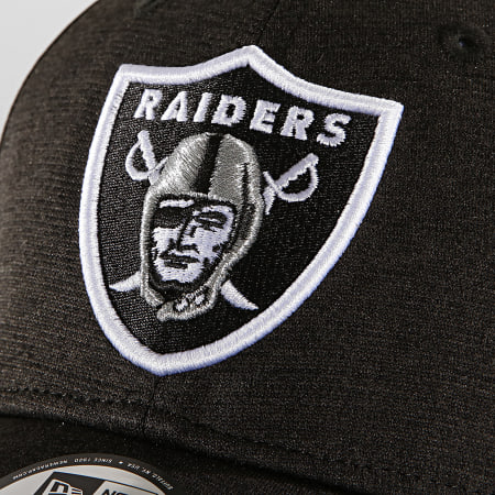 New Era - Casquette Fitted Oakland Raiders Shadow 11941772 Gris Anthracite Chiné