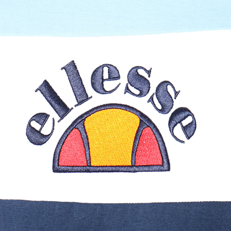 Ellesse - Tee Shirt Juby SHB06541 Bleu Marine Blanc Bleu Clair