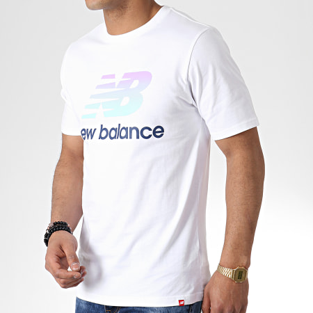 New Balance - Tee Shirt Essential Slater Blanc 
