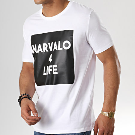 Swift Guad - Tee Shirt Narvalo 4 Life Blanc
