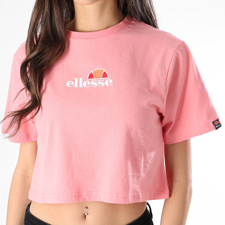 Ellesse - Tee shirt Crop Femme Fireball SGB06838 Rose
