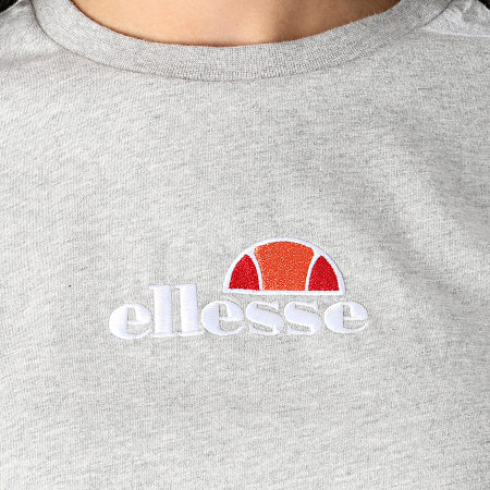Ellesse - Tee Shirt Crop Femme Fireball SGB06838 Gris Chiné 