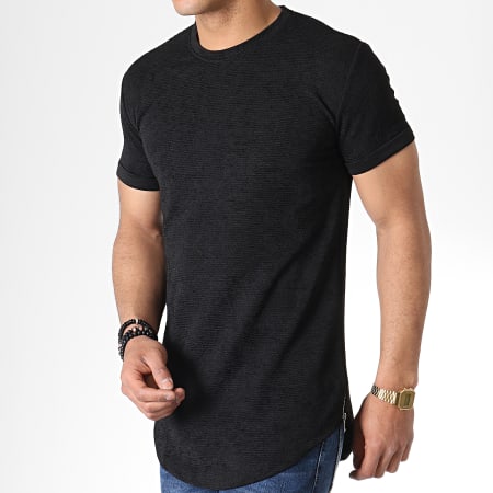 Frilivin - Tee Shirt Oversize Avec Zips 52963 Noir