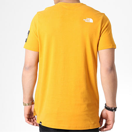 The North Face - Tee Shirt Fine 2 3BP7 Jaune Moutarde 