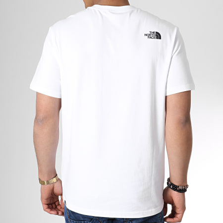 The North Face - Tee Shirt Woodcut A3G1 Blanc - LaBoutiqueOfficielle.com