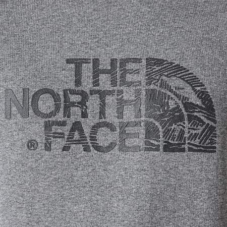 The North Face - Tee Shirt Woodcut A3G1 Gris Chiné 