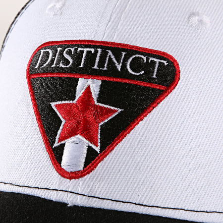 Distinct - Casquette Trucker Star Blanc Noir