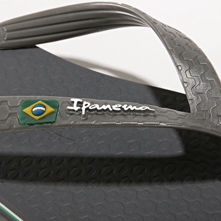 Ipanema - Tongs Classic Brasil 80415 Gris Anthracite