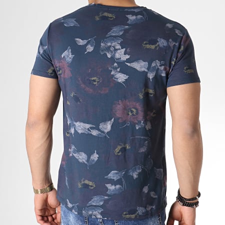 MTX - Tee Shirt ZT5027 Bleu Marine Floral