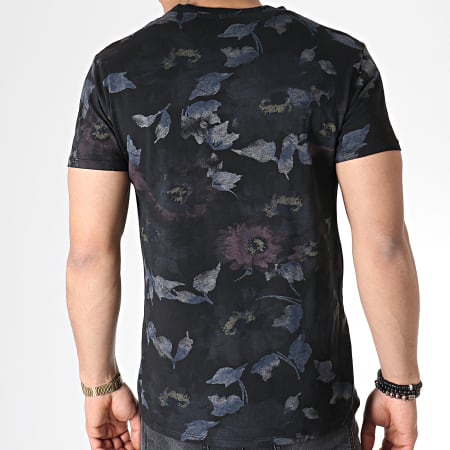 MTX - Tee Shirt ZT5027 Noir Floral
