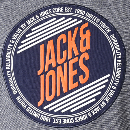 Jack And Jones - Sweat Capuche Mill Bleu Marine