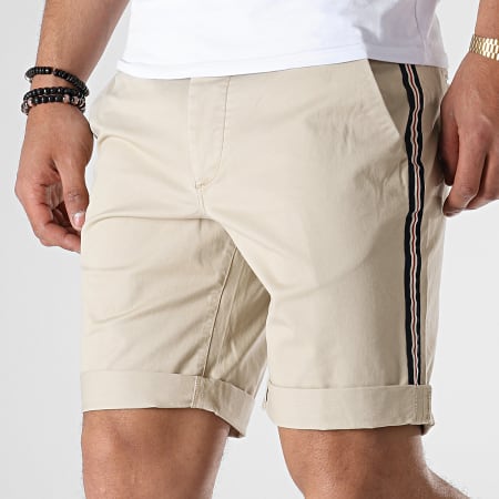 Jack And Jones - Short Chino A Bandes Enzo Beige
