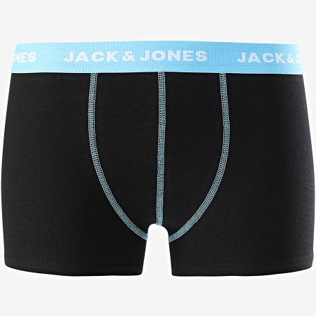 Jack And Jones - Lot De 3 Boxers Solid Summer Noir Jaune Bleu Clair Rouge 