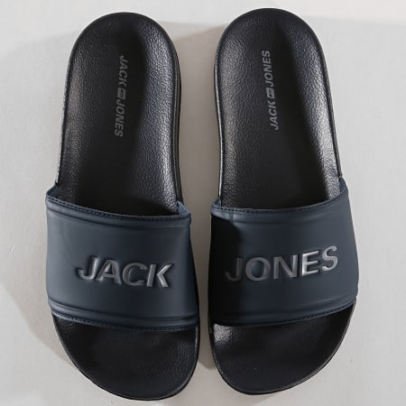 Jack And Jones - Claquettes Larry Bleu Marine 