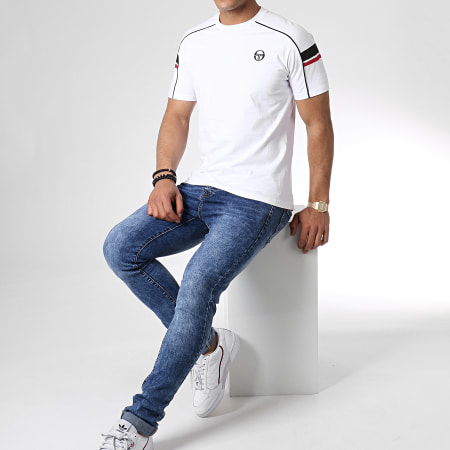 Sergio Tacchini - Tee Shirt Class 38131 Blanc