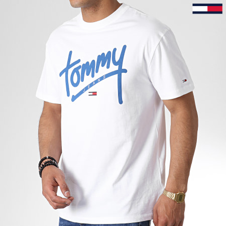 Tommy Hilfiger - Tee Shirt Handwriting 6478 Blanc 