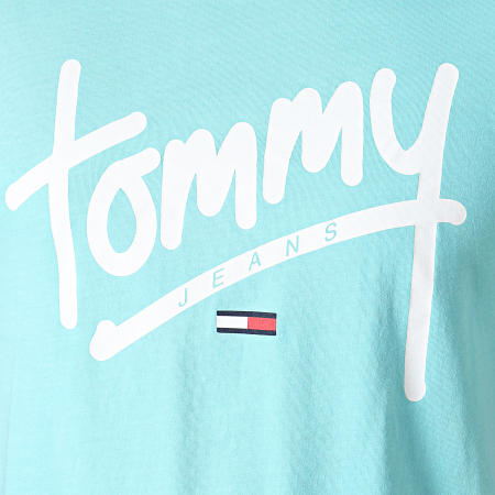 Tommy Hilfiger - Tee Shirt Handwriting 6478 Bleu Clair 