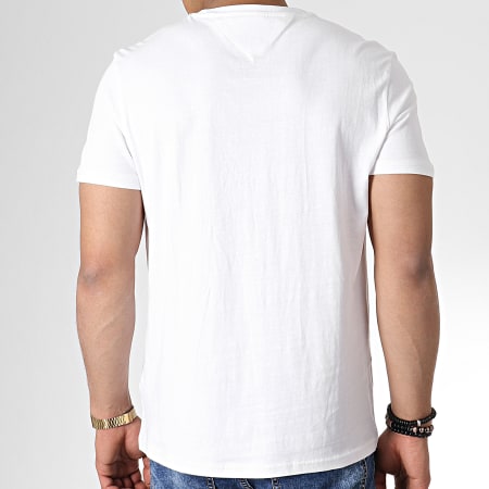 Tommy Hilfiger - Tee Shirt Contoured Corp Logo 6857 Blanc