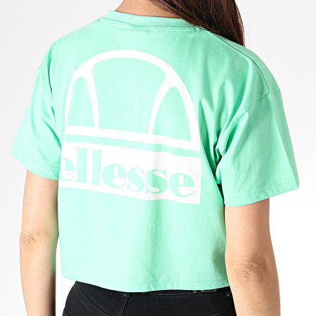 Ellesse - Tee Shirt Crop Femme Manila SGB0686 Vert Clair