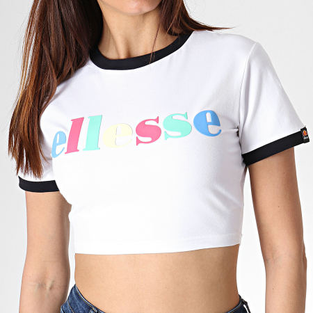 Ellesse - Tee Shirt Crop Femme Talbon SGB06867 Blanc