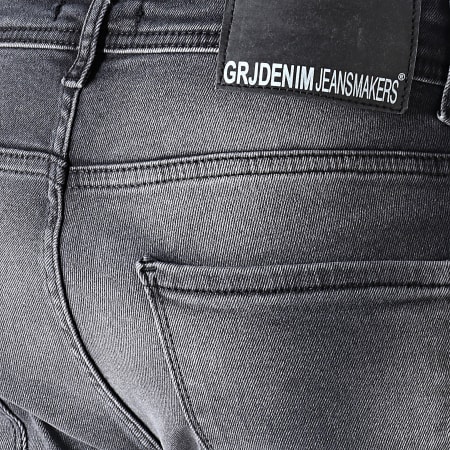 GRJ Denim - Short Jean 13661 Gris Anthracite