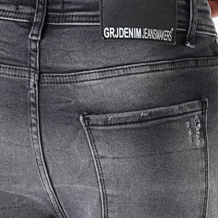 GRJ Denim - Short Jean 13661 Gris Anthracite