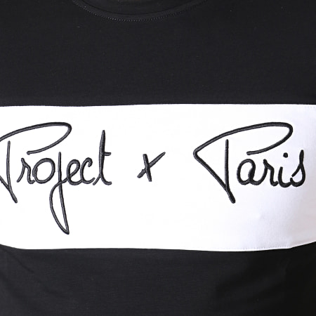 Project X Paris - Tee Shirt 1910041 Noir Blanc