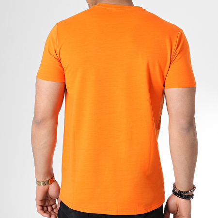 Project X Paris - Tee Shirt Poche Avec Bandes 1910042 Orange 