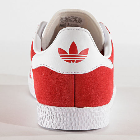 Adidas Originals - Baskets Femme Gazelle BY9543 Scarlet Footwear White Gold Metallic 