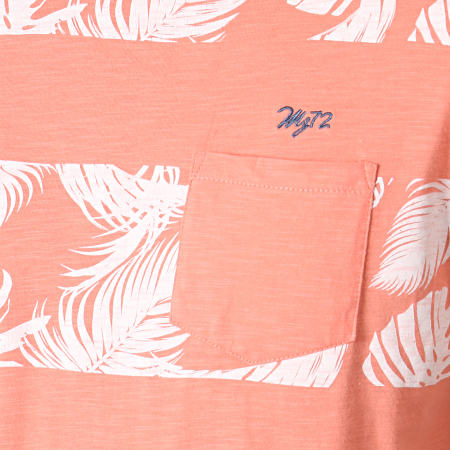MZ72 - Tee Shirt Poche Tercet Rose Floral
