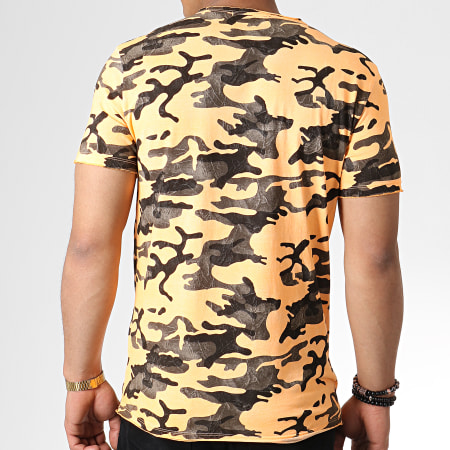 Frilivin - Tee Shirt 91494 Orange Camouflage 