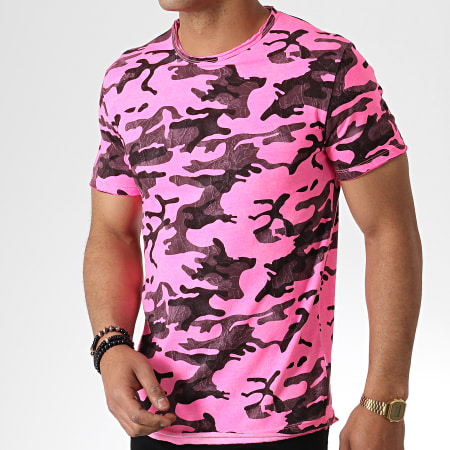 Frilivin - Tee Shirt 91494 Rose Camouflage 