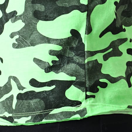 Frilivin - Tee Shirt 91494 Vert Fluo Camouflage 