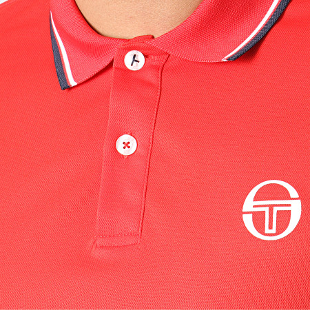 Sergio Tacchini - Polo Manches Courtes Reed 017 37382 Rouge