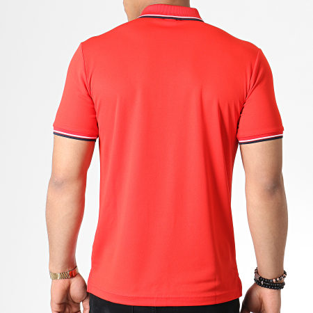 Sergio Tacchini - Polo Manches Courtes Reed 017 37382 Rouge