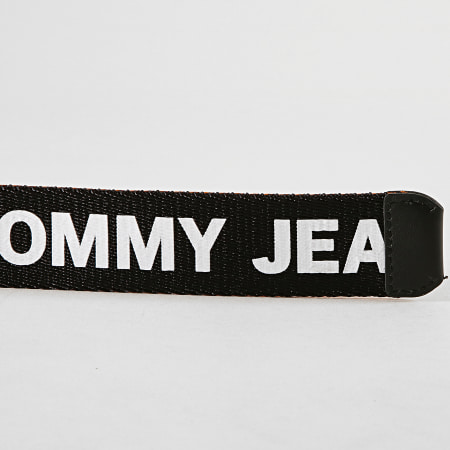 Tommy Jeans - Ceinture Réversible Roller 4939 Noir Orange