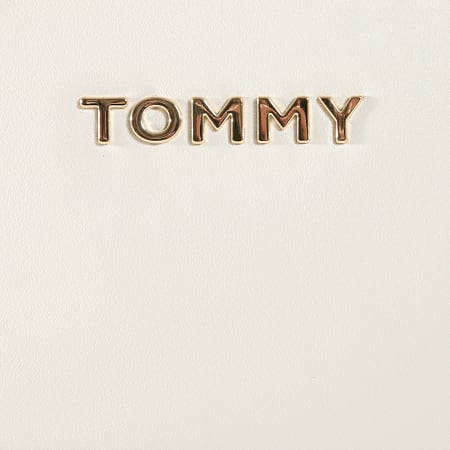 Tommy Hilfiger - Sacoche Femme Corporate Crossover 6812 Blanc Doré