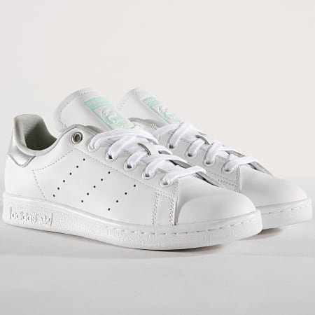 adidas - Baskets Femme Stan Smith G27907 Footwear White Silver 