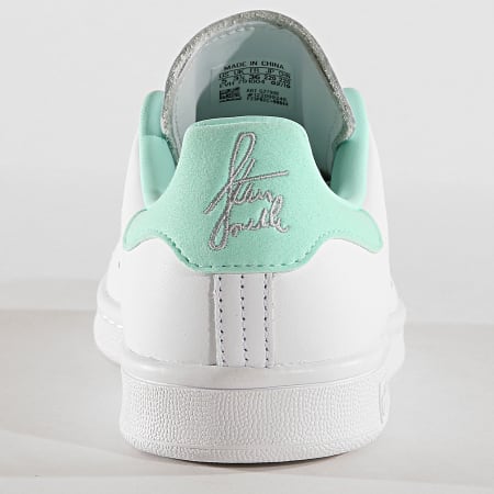confesar no se dio cuenta Restringido Adidas Originals - Baskets Femme Stan Smith G27908 Footwear White Silver  Metallic Clear Mint - LaBoutiqueOfficielle.com
