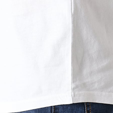 Jack And Jones - Tee Shirt Oversize Dégradé Deeper Bleu Blanc