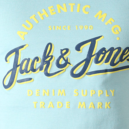 Jack And Jones - Tee Shirt Quinn Bleu Clair