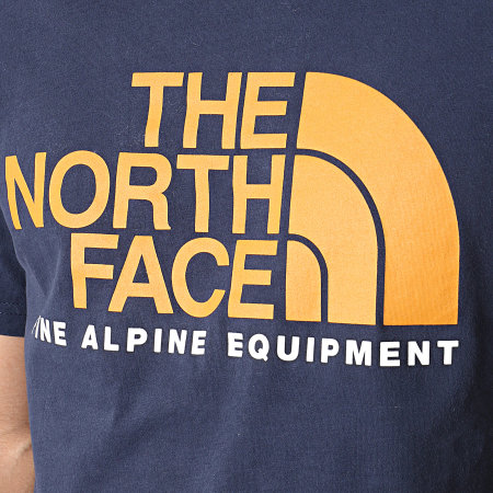 The North Face - Tee Shirt Fine Alpine 3RXK Bleu Marine