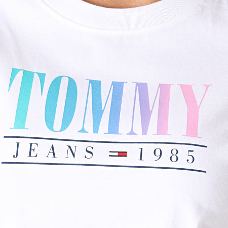 Tommy Hilfiger - Tee Shirt Femme Summer Multicolor 6699 Blanc
