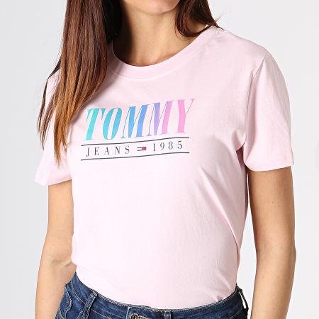 Tommy Hilfiger - Tee Shirt Femme Summer Multicolor 6699 Rose
