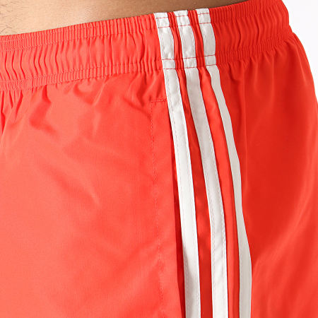 Adidas Originals - Short De Bain 3 Stripes DJ2135 Rouge