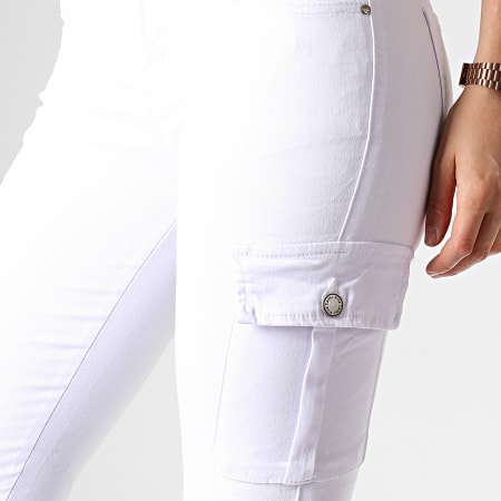Girls Outfit - Jean Skinny Femme S353 Blanc